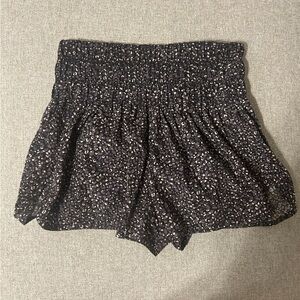 FP Free People Movement The Way Home Leopard Print Athletic Shorts Size M